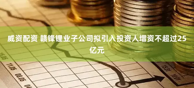 威资配资 赣锋锂业子公司拟引入投资人增资不超过25亿元