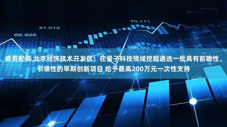 威资配资 北京经济技术开发区：在量子科技领域挖掘遴选一批具有前瞻性、引领性的早期创新项目 给予最高200万元一次性支持